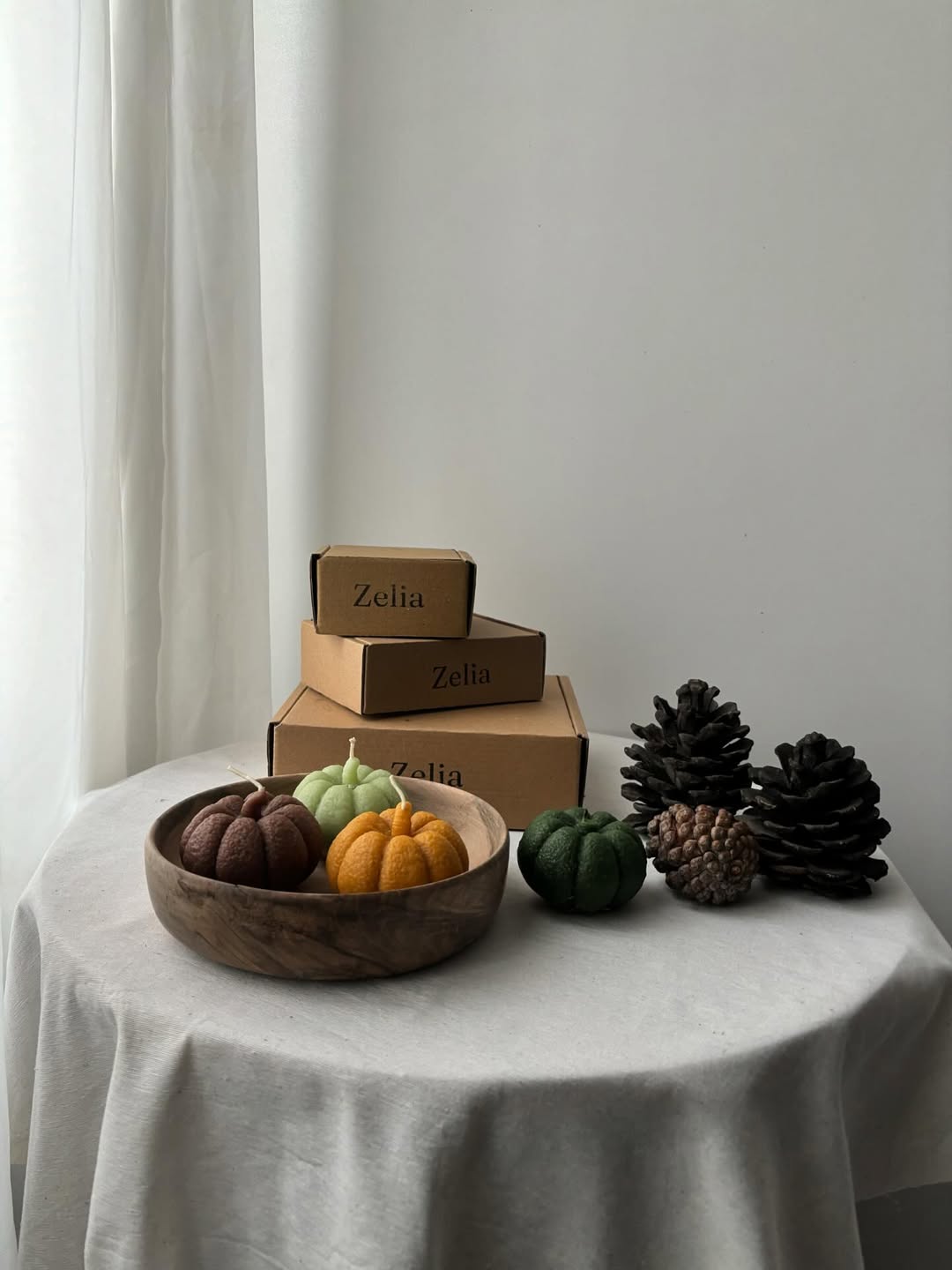 شمع کدو تپل سایز بزرگ